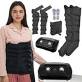 LQJHDM Fußmassagegeräte, Blau, Lymphdrainage Gerät Beine Arme und Bauch, 6-chamber Presoterapia Recovery Boots zu Hause