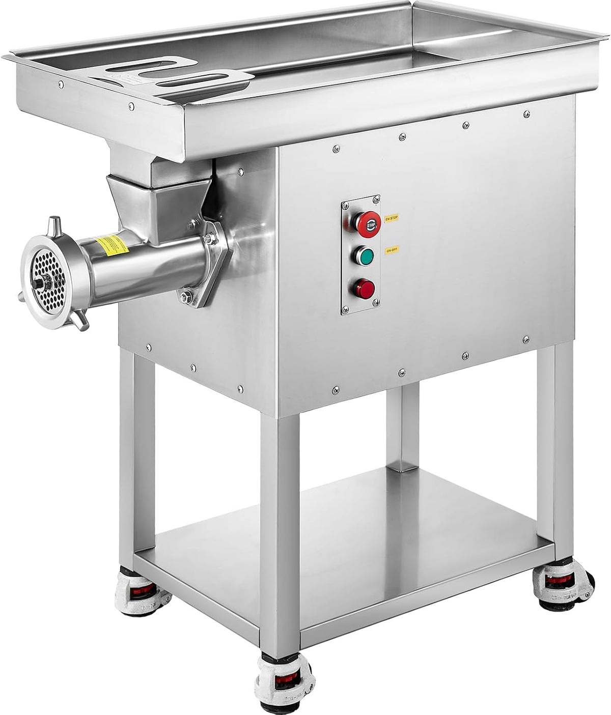 VEVOR Fleischwölfe, 9,98 kg, 2200 W, Silber, kommerzieller Fleischwolf /min elektrischer Fleischwolf mit, Wurstmaschine
