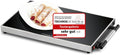 Rommelsbacher Buffetschrank, 53 x 32,5 cm, Silber, Warmhalteplatte WPR 307/E - Gastro, Edelstahl, Sicherheits-Floatglas