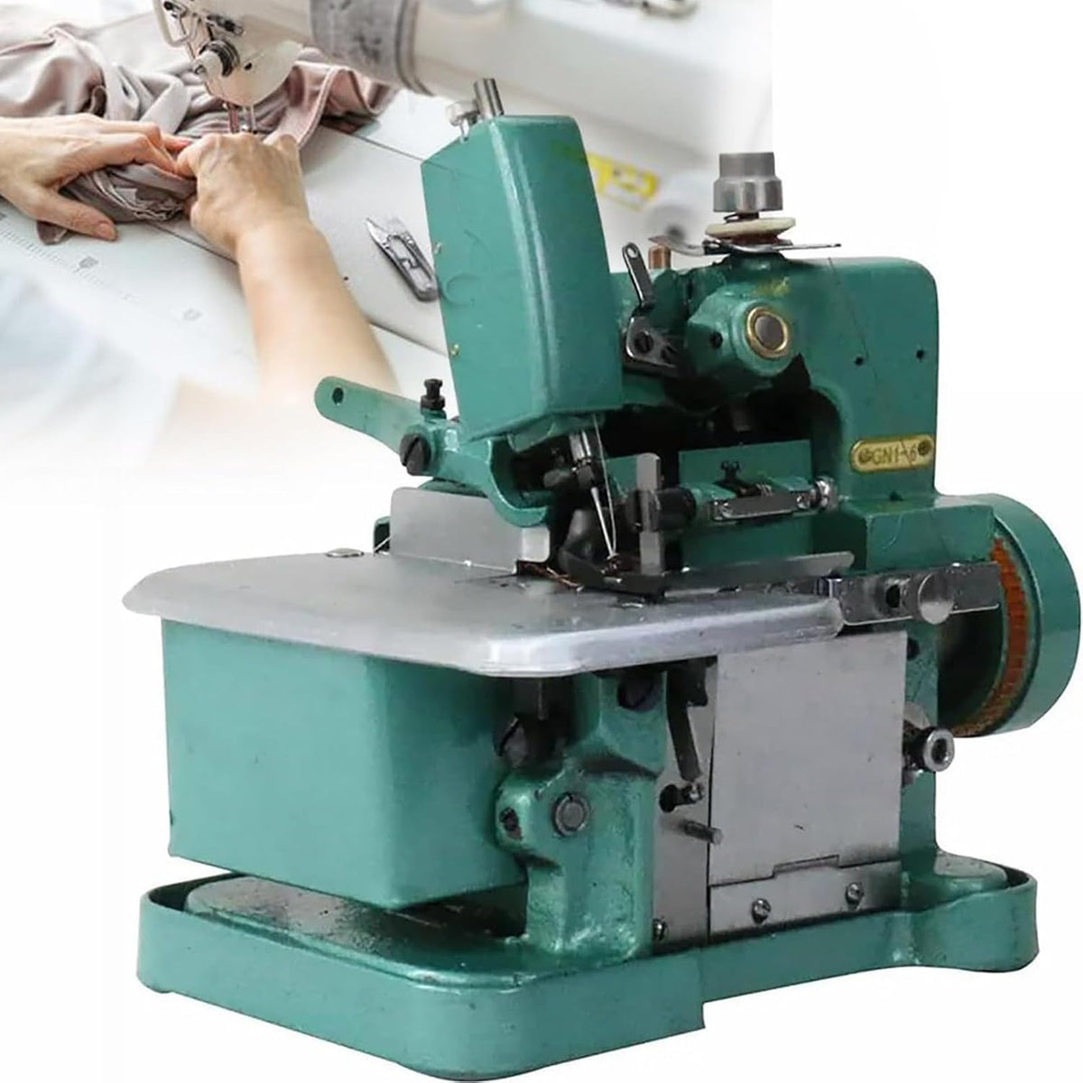 Overlock Overlock-Nähmaschinen, Schwarz, Nähmaschine zum Säumennähten, 250 -W -Sergers und -Maschinen mit Einstellbarer Stichlänge