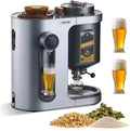 VEVOR Kühler & Wasserspender, 1500 W, 13 L, Silber, Automatische Bierbrauanlage, Bierbraumaschine, Innentank aus Edelstahl 304