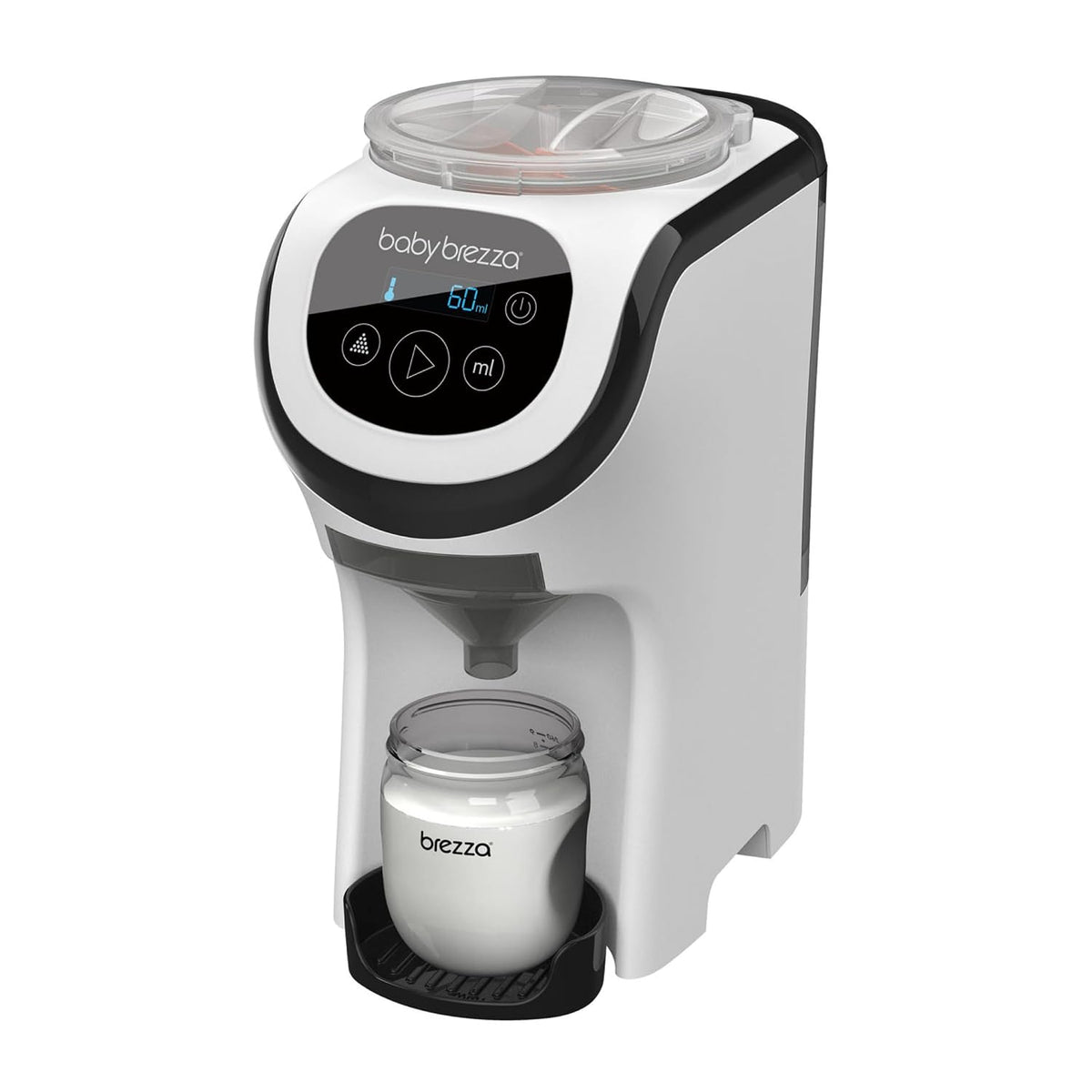 Baby Brezza Flaschenwärmer & -abkühler, Grau, Formula Pro Mini automatischer flaschenzubereiter, Bereitet warme flaschen in Sekunden zu