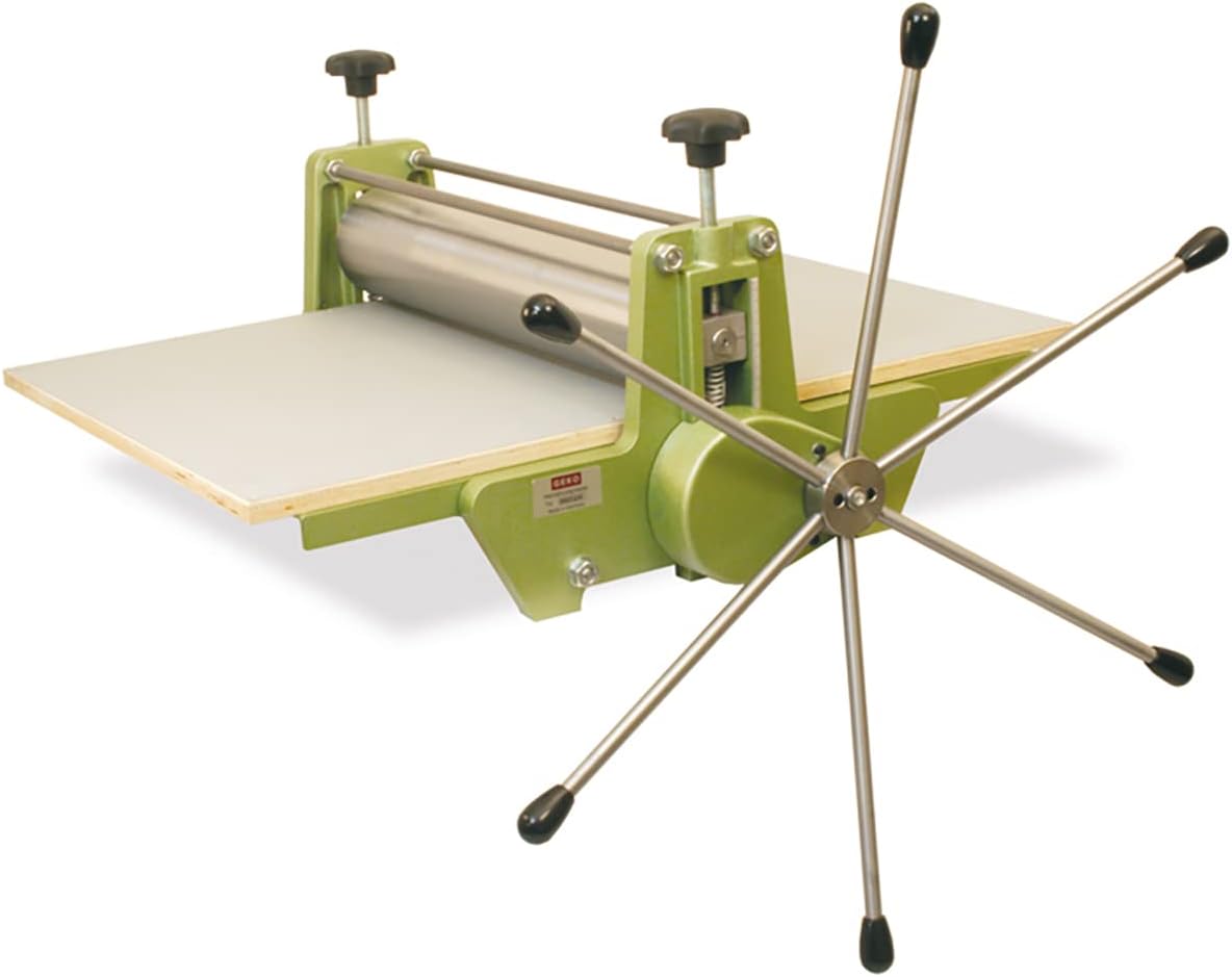 WOOOOZY Druckpressen, 50 cm, Schwarz, CREATIV-DISCOUNT Druckpresse für Tief- und Hochdruck, Breite, Drucke bis Format A2