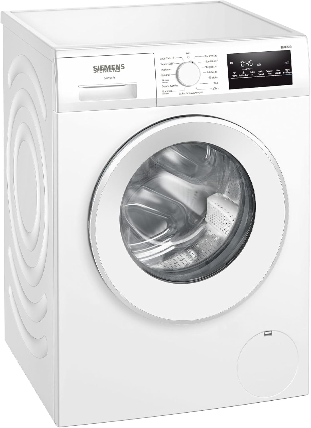 Siemens Waschmaschine, 8 kg, für Haushalte mittlerer Größe., Weiß, iQ300 8 kg 1400 UpM smartFinish WM14N271
