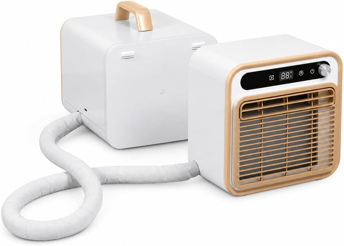 5000 Split-Klimaanlage, 130m, Weiß, BTU Tragbare, Smart Leise Kühler mit Fernbedienung & App-Steuerung, 12H Timer