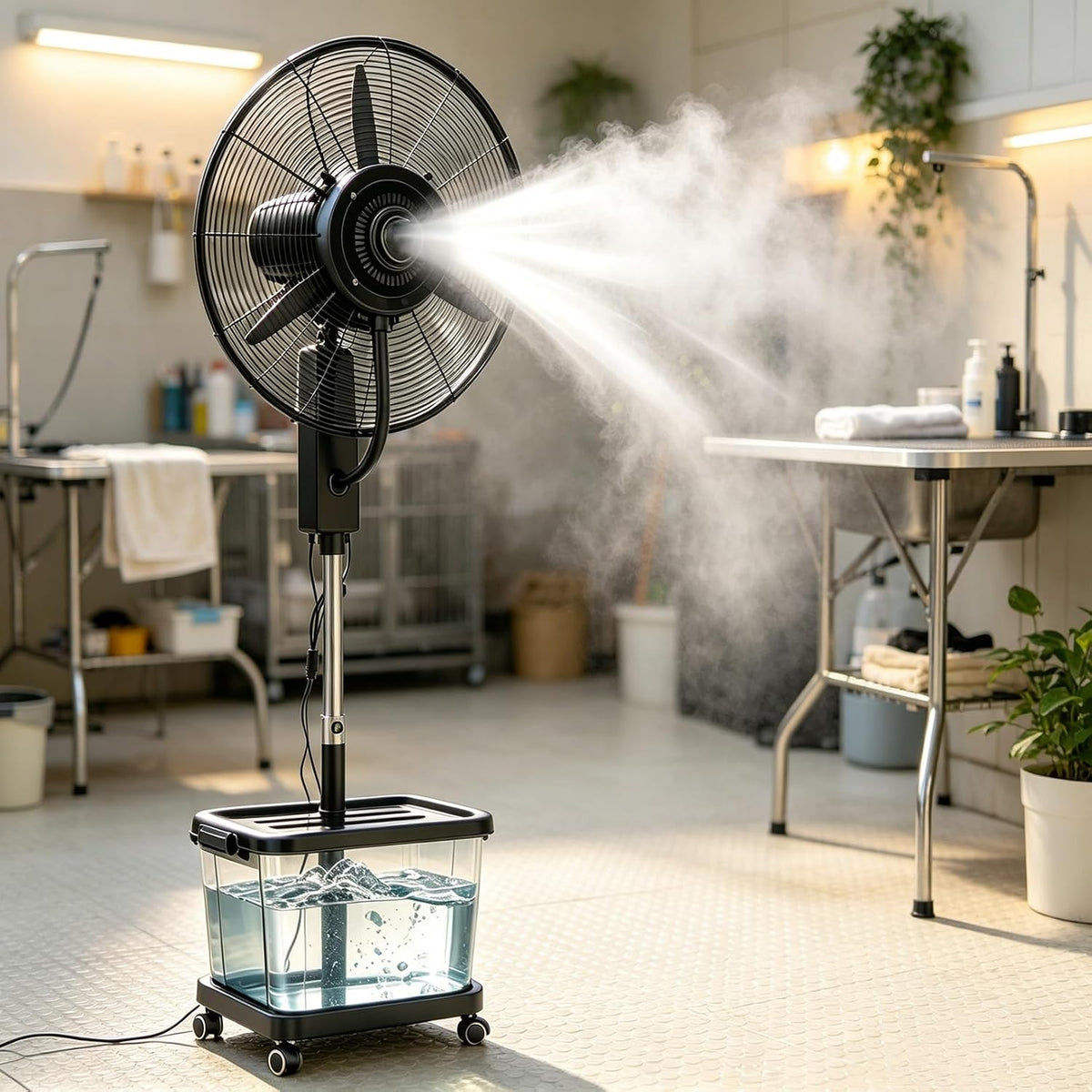 Guyifuny Standventilatoren, Weiß, Industrieventilator