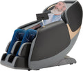 ROTAI Relaxsessel, Schwarz, Massagesessel, Vollkörper Zero Gravity SL-Spur Shiatsu-Massagesessel mit, Bluetooth