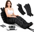 ZHAOSJ Fußmassagegeräte, Schwarz, Lymphdrainage Gerät für Beine und Bauch, 6 Kammern Professionelles Beinmassagegerät