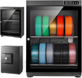 QianCruxtacy Systemkamera, 70 L, 8w, Grau, Elektronischer Kamera-Trockenschrank, Magnetische Dichtung, Sicherheitsschlüssel