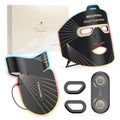 IBORRIA Sofa, Rot/Schwarz, LED Maske Gesicht & Hals Lichttherapie, Rotlichttherapie Gesicht mit Nahinfrarotlicht