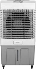 Opviq Mobiles Klimagerät, 240 W, 100 % ABS, Grau, Kumtel Leistungsstarker 240-W-Luftkühler, 80-Liter-Tank, 360°-Kühlung