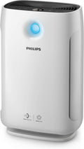 PHILIPS Dunstabzugshaube, 63 m, Weiß, Series 2000i Luftreiniger, App-Steuerung, entfernt Pollen, Staub, Viren und Aerosole** in Räumen mit bis zu ²