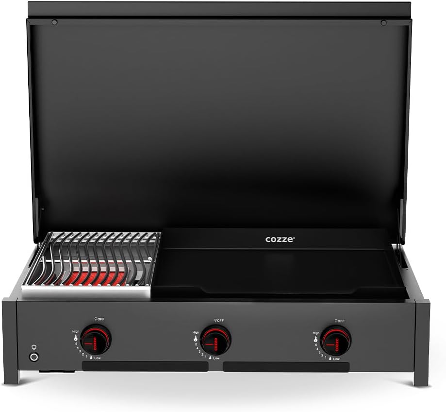 cozze Gasgrill, Schwarz, ® Combo 900