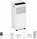 JIYINGHUI Klimaanlage, 1000 W, 301 m, 5 m, Weiß, Mobile 9000 BTU, 3 in 1 Kühlen Entfeuchten Ventilator, Fernbedienung
