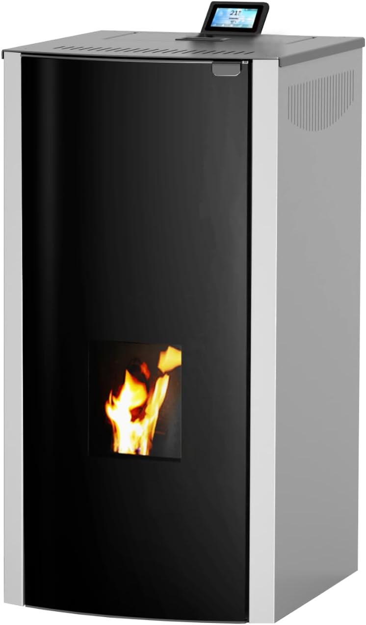 Environ Pufferspeicher, 18 kW, 24 kW, Transparent, ROBIN WOOD- A++ Woody Total Glass wasserführender, Glastür und Wlan-Modul