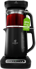 KARACA Kaffeemaschine, 2500 W, Schwarz, Çaysever Robotea Pro 4-in-1 Automatische Glas-Teemaschine, Wasserkocher & Filter
