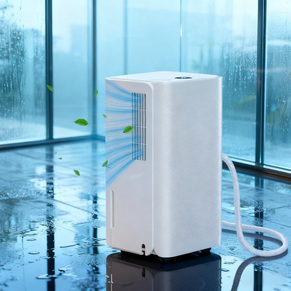 Peviasot Luftentfeuchter, 16 L, 30m, Weiß, /Tag Elektrisch für ² Räume