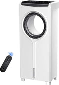 JKJZSALJ USB-Ventilatoren, Weiß, Luftkühler Für Zuhause Und Büro, Tragbarer Luftkühler Mit 7000 Btu, 3-In-1-Standklimaanlage