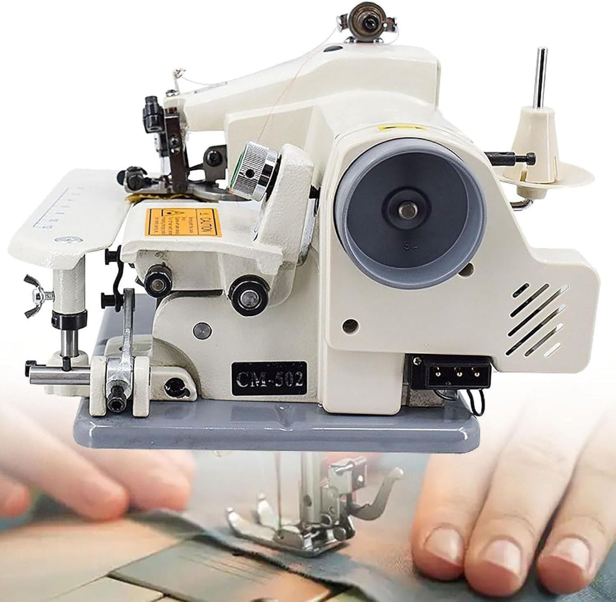 WTLONBF Blindstichmaschine, Schwarz, Tragbare Blindstich-Saummaschine, Näh- und Stickmaschine, 10 Nadeln