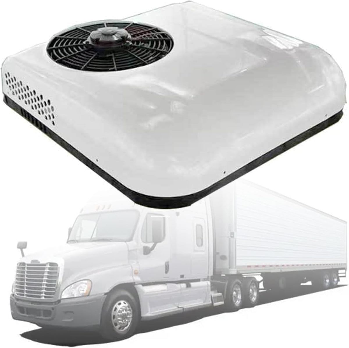 VPAIUNCKU Mobiles Klimagerät, 12 V, Weiß, Ultradünne Rv -Dach -top -klimaanlagen - Universelle, Lastwagen