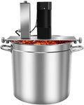HNBYLMM Sahnespender, 200 W (15/25 l)/250 W (40 l), 15 L/25 L/40 L, Edelstahl, Grau