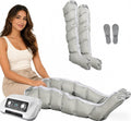 LYJIANGXIN Fußmassagegeräte, Schwarz, Lymphdrainage Gerät für Beine und Bauch, 6 Kammern Professionelles Beinmassagegerät