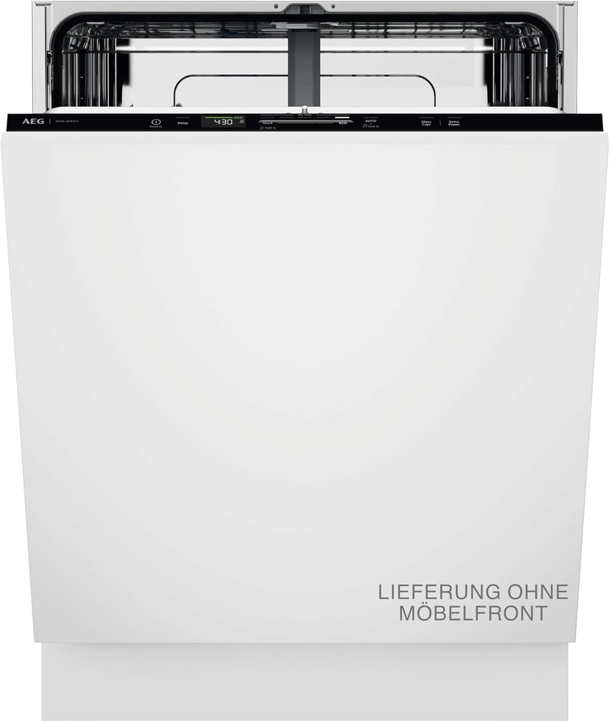 AEG Geschirrspüler, 60 cm, 44 dB, Silber, Vollintegrierter 6000, Spülmaschine, kraftvolle Reinigung mit 3x besserer Sprühabdeckung & viel