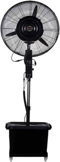 JKJZSALJ Standventilatoren, 200 cm, 71 cm, Silber, 41-Liter-Standventilator, Industrie-Sprühventilator Mit Nebel