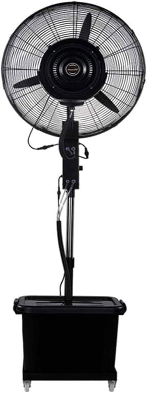 JKJZSALJ Standventilatoren, 200 cm, 71 cm, Silber, 41-Liter-Standventilator, Industrie-Sprühventilator Mit Nebel