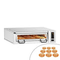 GGM Gastro Pizzaofen, 34 cm, Schwarz, Power für 9 Pizzen Ø