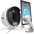 SHENGSHIYU Kamera, Weiß, hautanalysegerät für Kosmetik Profi, 5' HD-Touchscreen, 32GB Speicher, 8 Lichtspektren