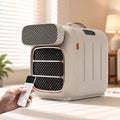vnmudzeo Klimaanlage, ≤ 45 dB, 10 m, Weiß, Mobile, 45 dB leise, für Wohnmobil, Schlafzimmer und Außenbereich