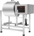 MELAQULY Fleischwölfe, 77 x 41 x 83 cm, 38 L/8.36Gal, 240 W, Rostfreier Stahl, Gummi, Silber