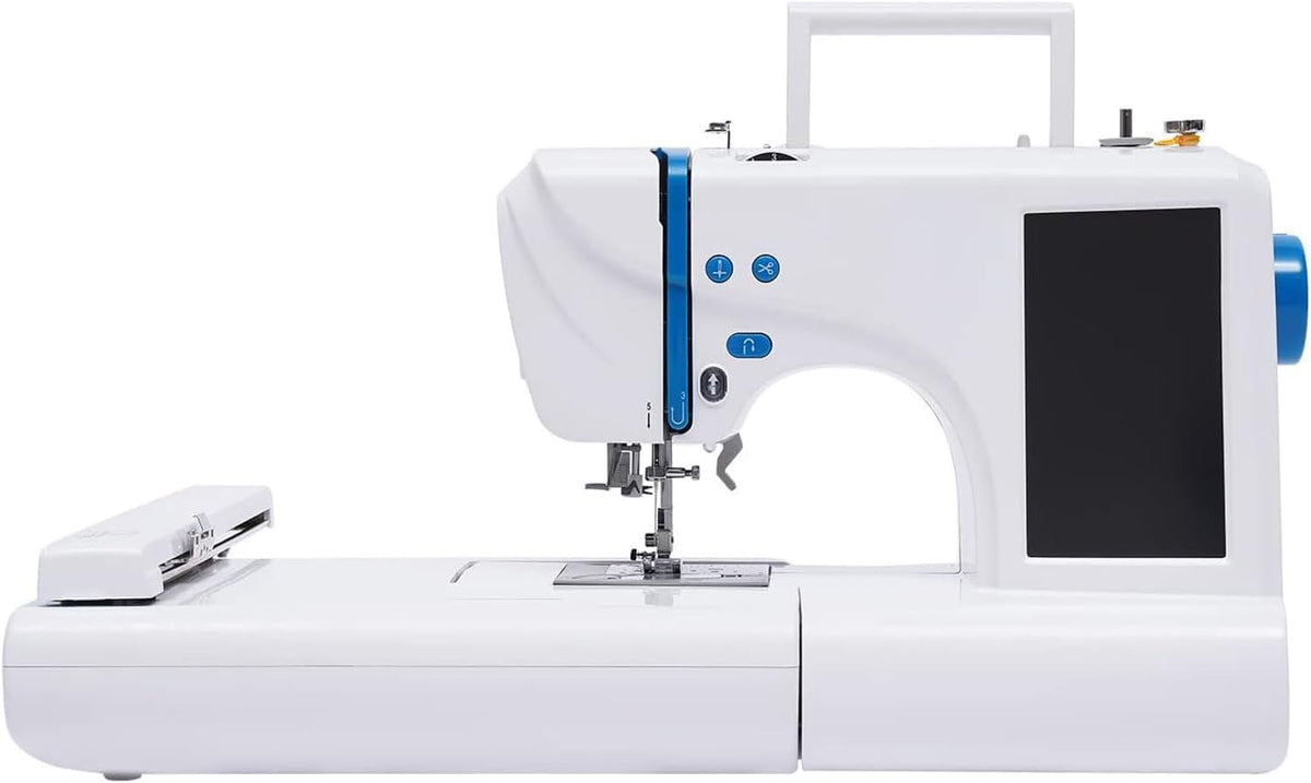Näh Elektronisch gesteuerte Nähmaschinen, Schwarz, und Stickmaschine, 75 integrierte Designs, 173 Stiche, computergesteuert