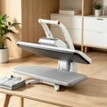 HEIHEIZI Bügelpressen, 65 x 24 cm, 1400 W, 50 kg, Grau, Große Dampf-Bügelpresse, gewerbliche Bügelpresse, Antihaft-Oberfläche
