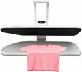 WUSRTO Bügelpressen, 1600 W, Schwarz, Dampfbügelpresse, Dampfpresse mit LCD und 5 Stoffeinstellungen, Digitale Bügelmaschine für Dampfbügeln