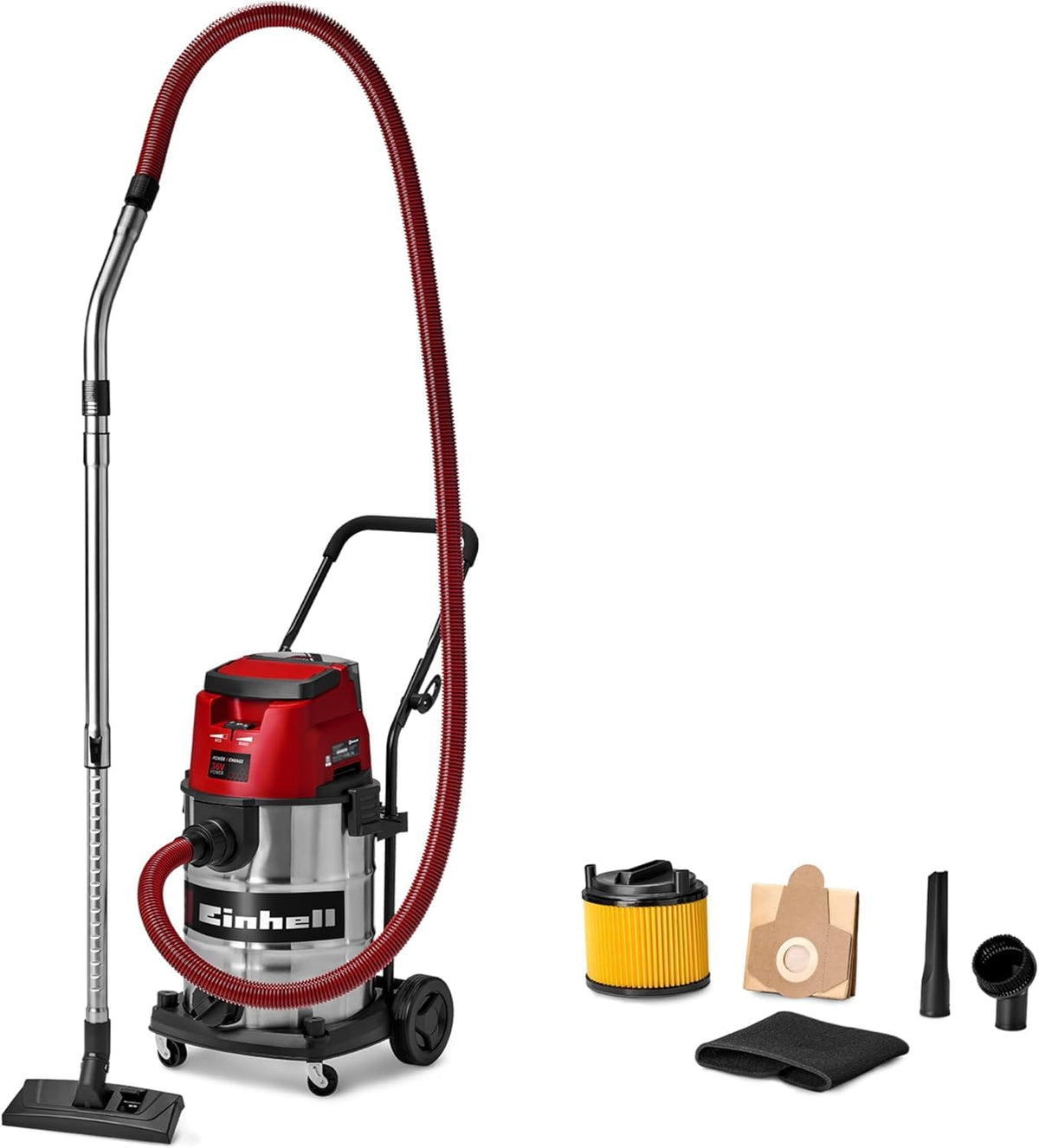 Einhell Kindersitz, Schwarz, Akku-Nass-Trockensauger TE-VC 36/30 Li S-Solo