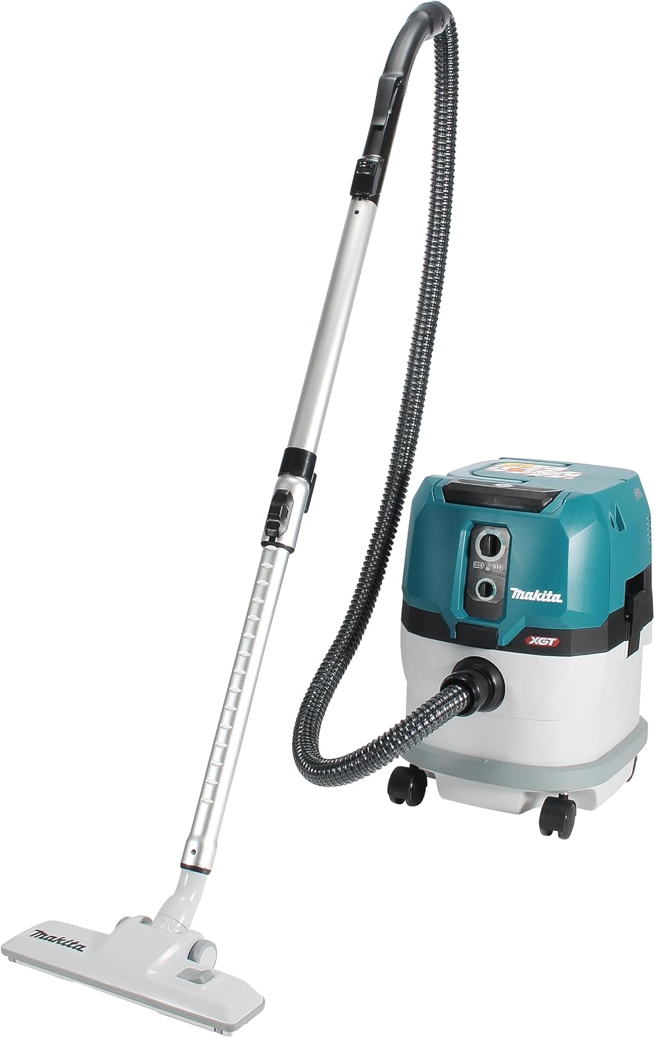 Makita Staubsauger, 15 L, 40 V, Weiß, VC003GLZ Akku- max. Nass+Trocken (ohne Akku, ohne Ladegerät), Petrol/