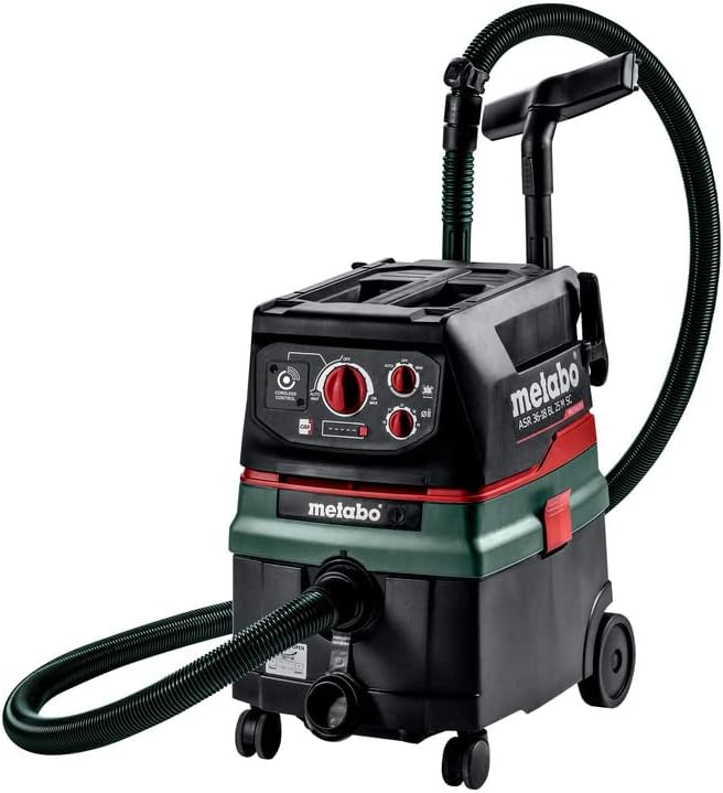 metabo Stabstaubsauger, 25 M, 18 V, Schwarz, Akku Nass- Trockensauger ASR 36-18 BL SC (602046850), mit großem Zubehörset inkl. Düsen