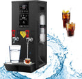 ZEEKYFOR Heißwasserspender, Schwarz, 3000-W-, Wasserkocher für Kaffee, Restaurant, Büro, LCD-Touchscreen