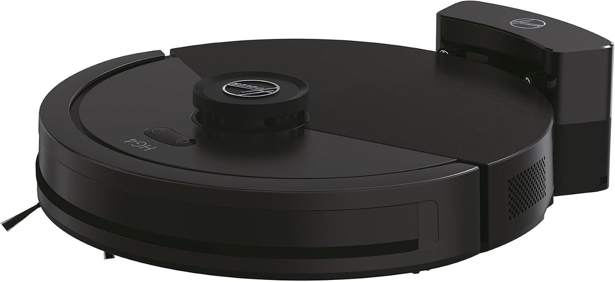 Hoover Saugroboter, Schwarz, Staubsauger Roboter mit bis zu 4000Pa Saugkraft, Lasernavigation & App-Steuerung