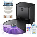 Ultenic Saugroboter, 3,5 L, Schwarz, mit Wischfunktion, 10000Pa 200Min Staubsauger Roboter mit Absaugstation, LiDAR Navigation