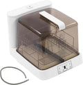 ROGONPDK Tischgeschirrspüler, 800 W, 6 L, Polypropylen, Weiß, /1.59gal Tragbarer Tischplatte Mini Geschirrspüler