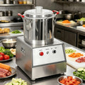 Glowdora Obst- & Gemüsemesser, 10l, 15l, 7l, Silber, Gewerbe-Fleischwolf Elektrischer Gemüseschneider