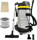 MAXBLAST Staubsauger, 60 Liter, 1400 W, Schwarz, MonsterShop Gewerbe Industriesauger Industrie Nasssauger