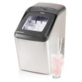 DOMO Eiswürfelmaschine, bis zu 15 kg Eis in 24 Stunden, 2,8 L, 15 kg, Silber