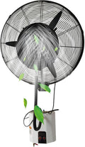 SaryEdge Standventilatoren, 81 cm, Metall + Kunststoff, Weiß, Oszillierender 90°-Außenventilator mit Sprühfunktion