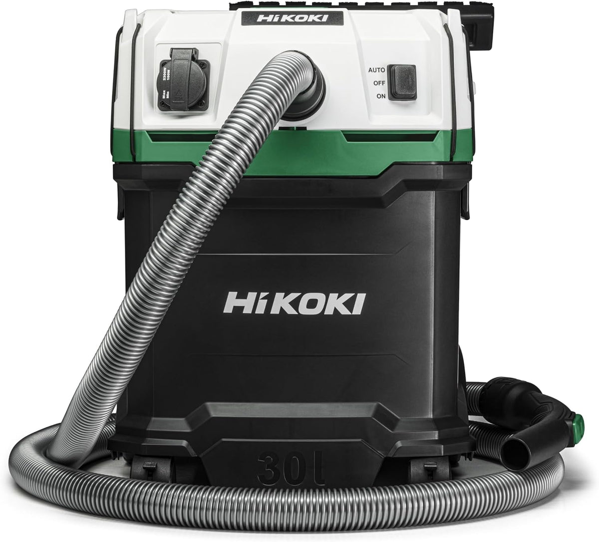 HIKOKI Staubsauger, 1200 W, 30 l, Schwarz, RP300YDL Nass- und Trockensauger, Industrie