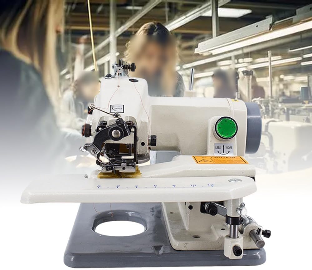 ShaiVrissian Blindstichmaschine, 8 Mm, Grau, Tragbare Blindstich-Saummaschine, Professionelle Nähmaschine Hemmer