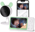 BOIFUN Kamera, Schwarz, Babyphone mit App, Bewegungs/Geräuscherkennung Babyfon WLAN, Intelligente Nachtsicht, Weitwinkel